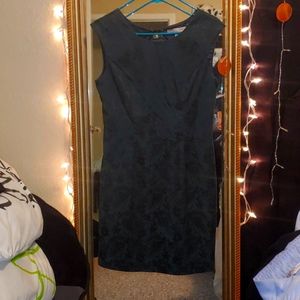 Forever 21 Dark green open back dress